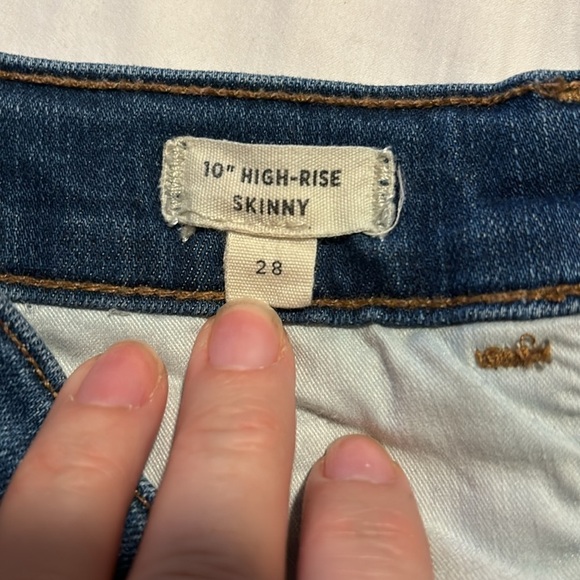 Madewell high rise skinny with ankle zippers size 28 - Picture 4 of 6